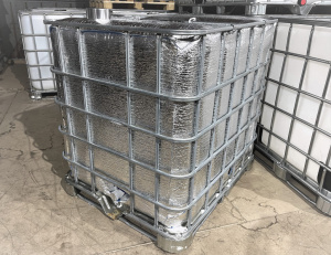 Еврокуб 1000 л, б/у, чистый пропаренный с подогревом 3 тэна (поддон дерево)