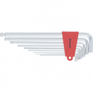 Набор ключей шестигранные длинные c шаром, 9 шт., (1.5-10 мм) CrV 16410