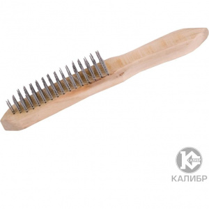 Кордщётка 5-ти рядная с деревянной ручкой